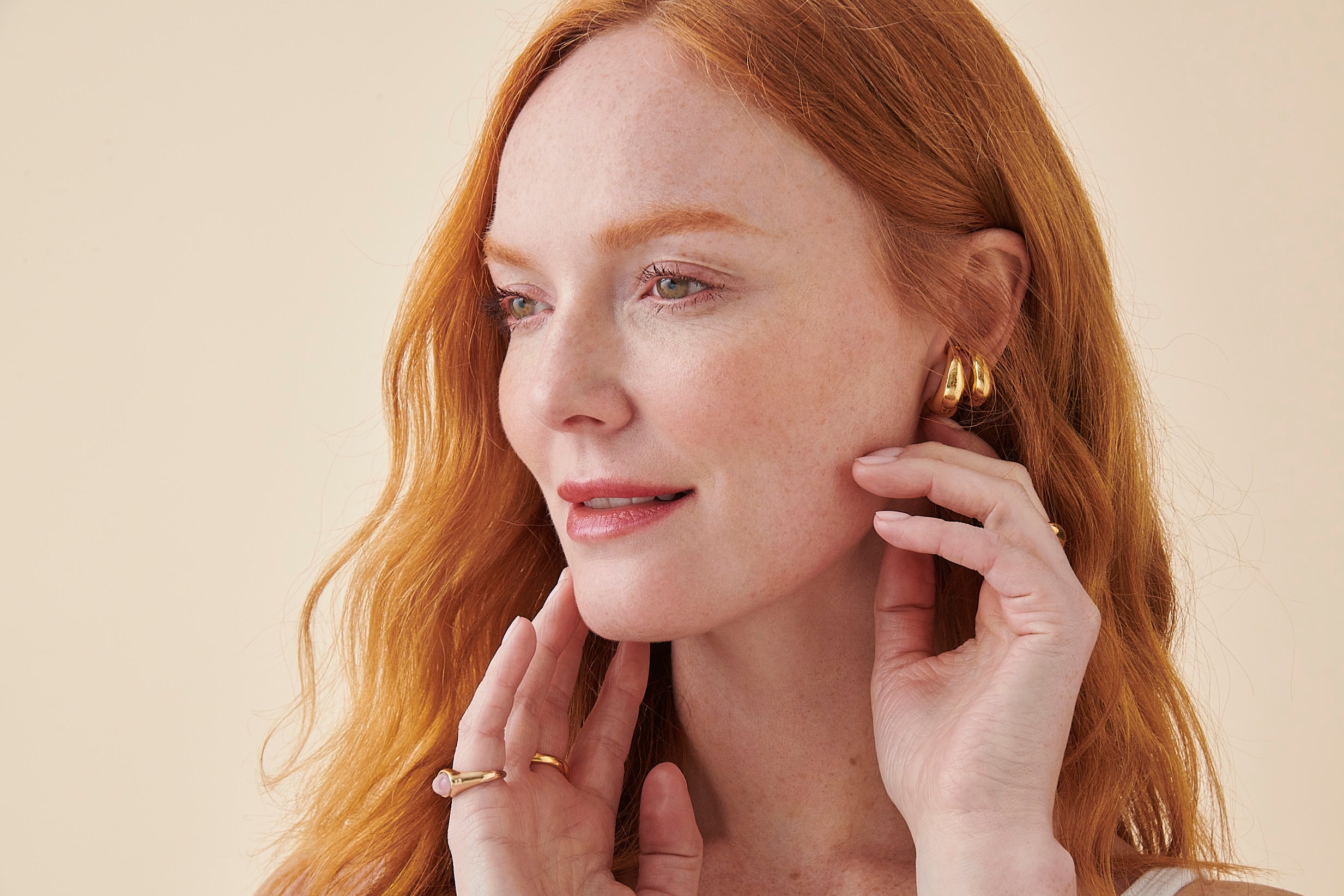 Close-up of woman's face