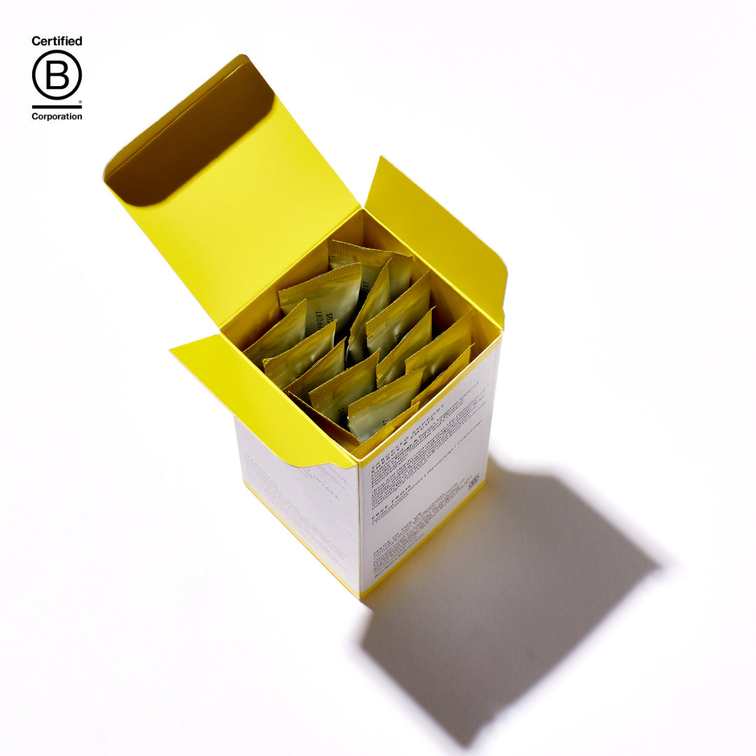 Open box of Lumity Targeted Support Energy & Focus