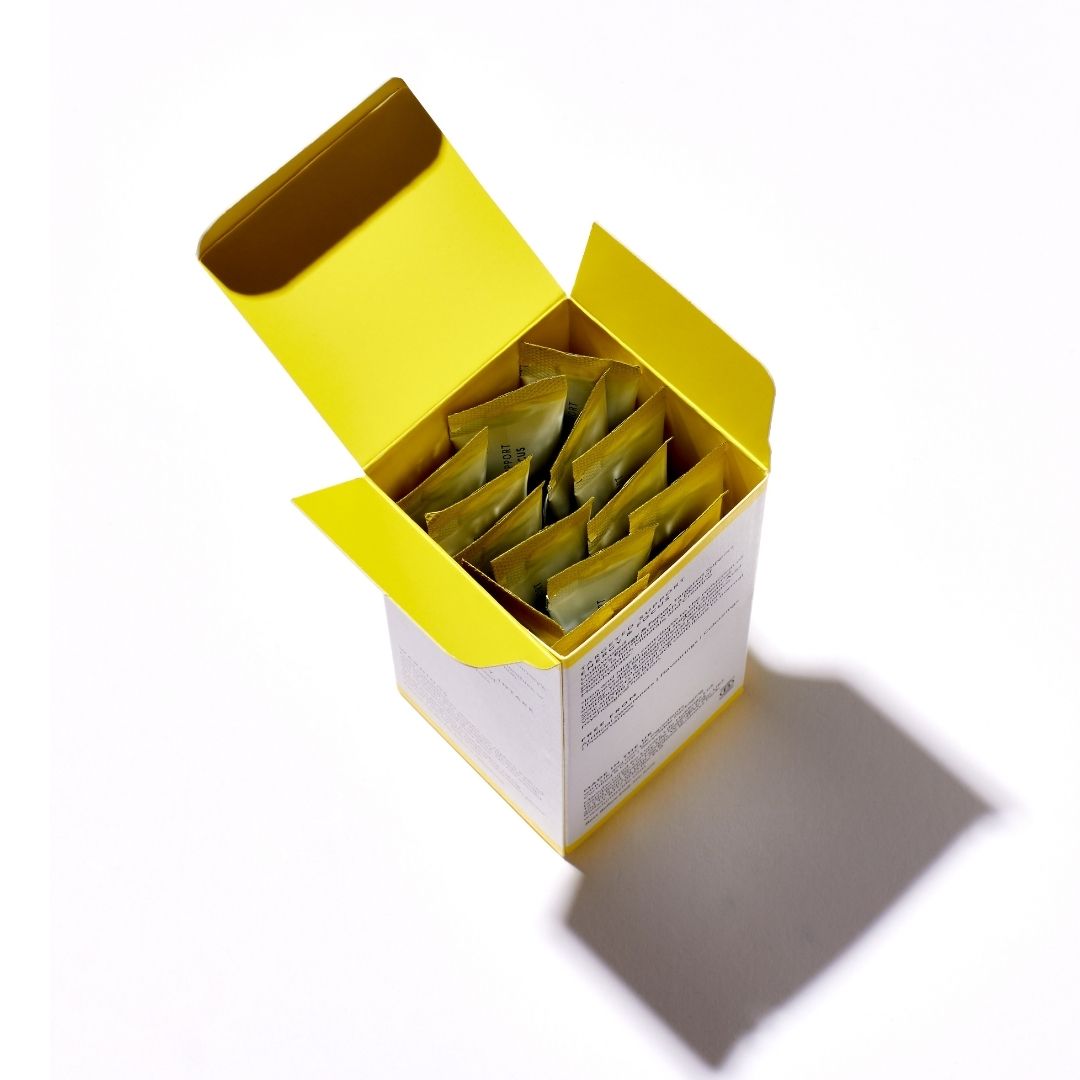 Open box of Lumity Targeted Support Energy & Focus