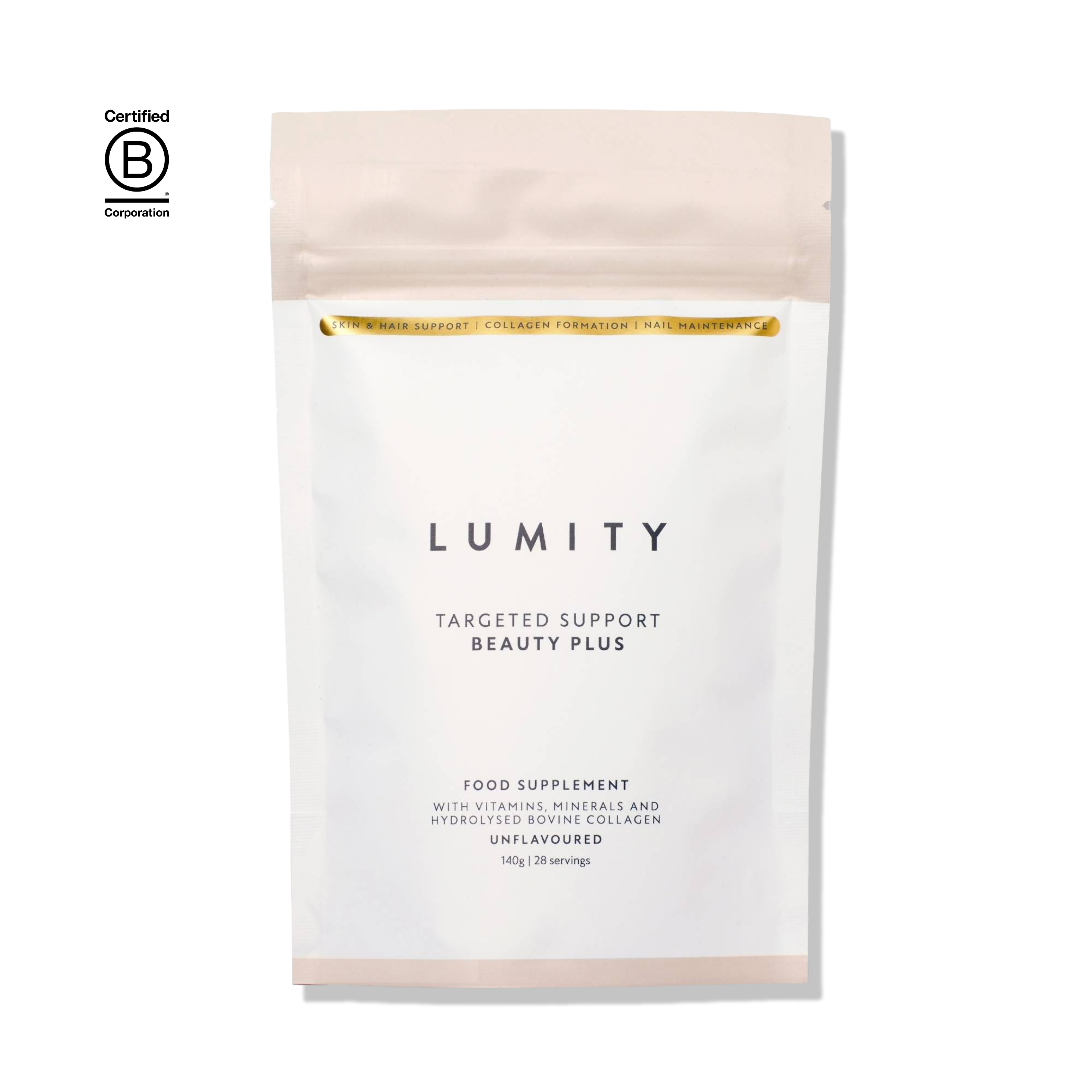 Lumity targeted support beauty plus pouch