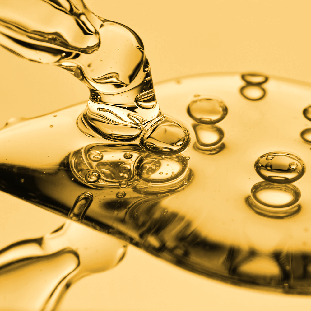 Close up of Lumity Facial Oil texture