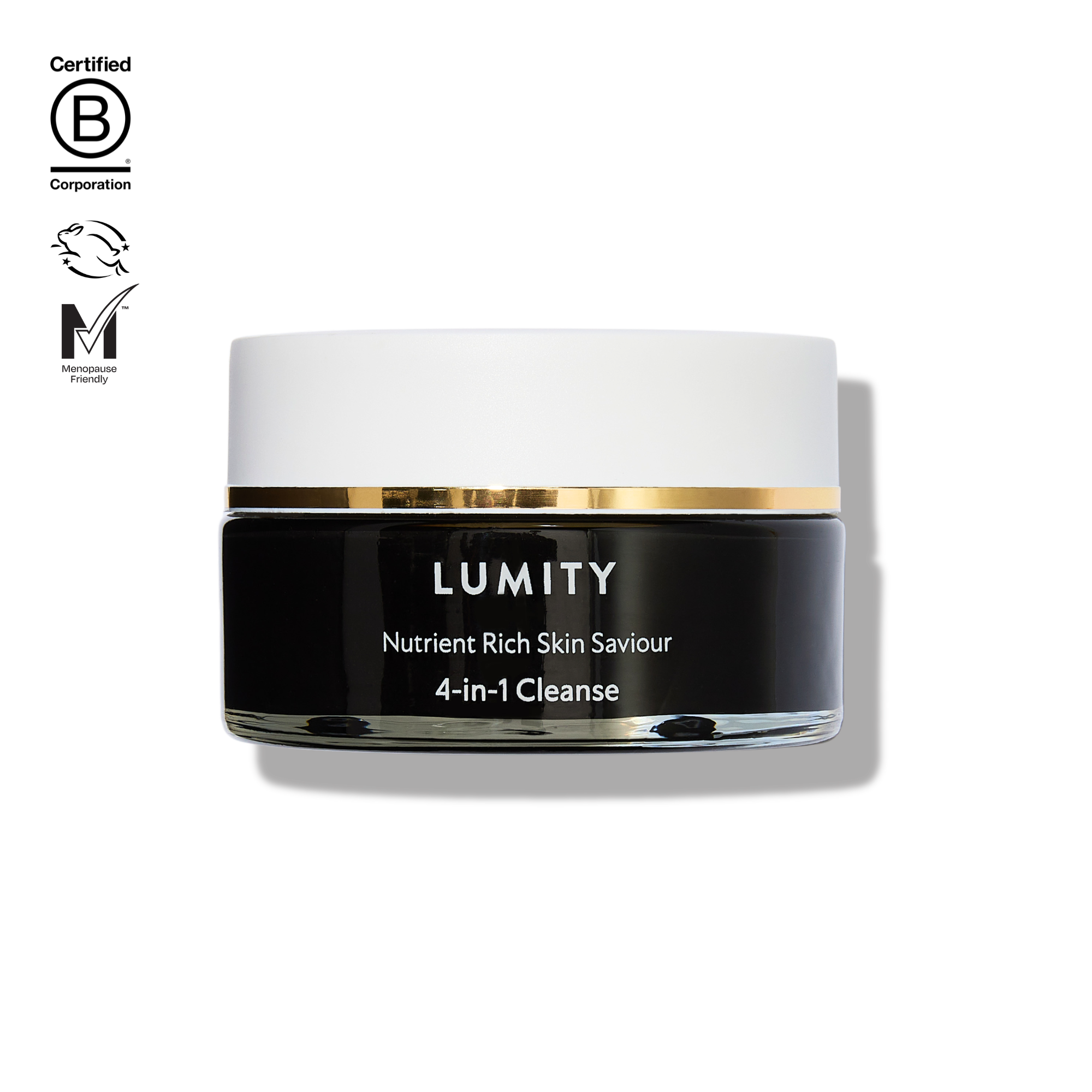 Lumity Skin Nutrients 4-in-1 Cleanse product on a transparent background