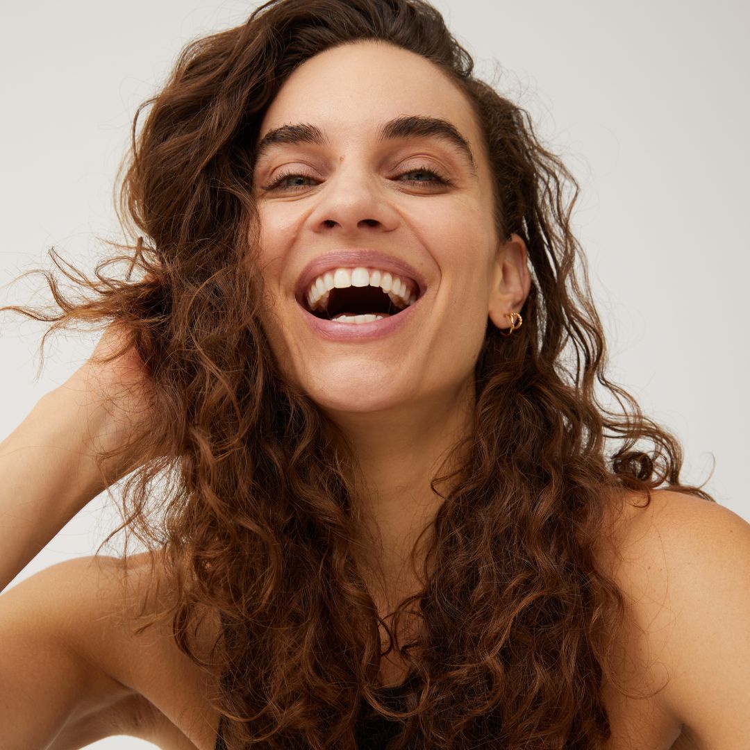 Woman laughing