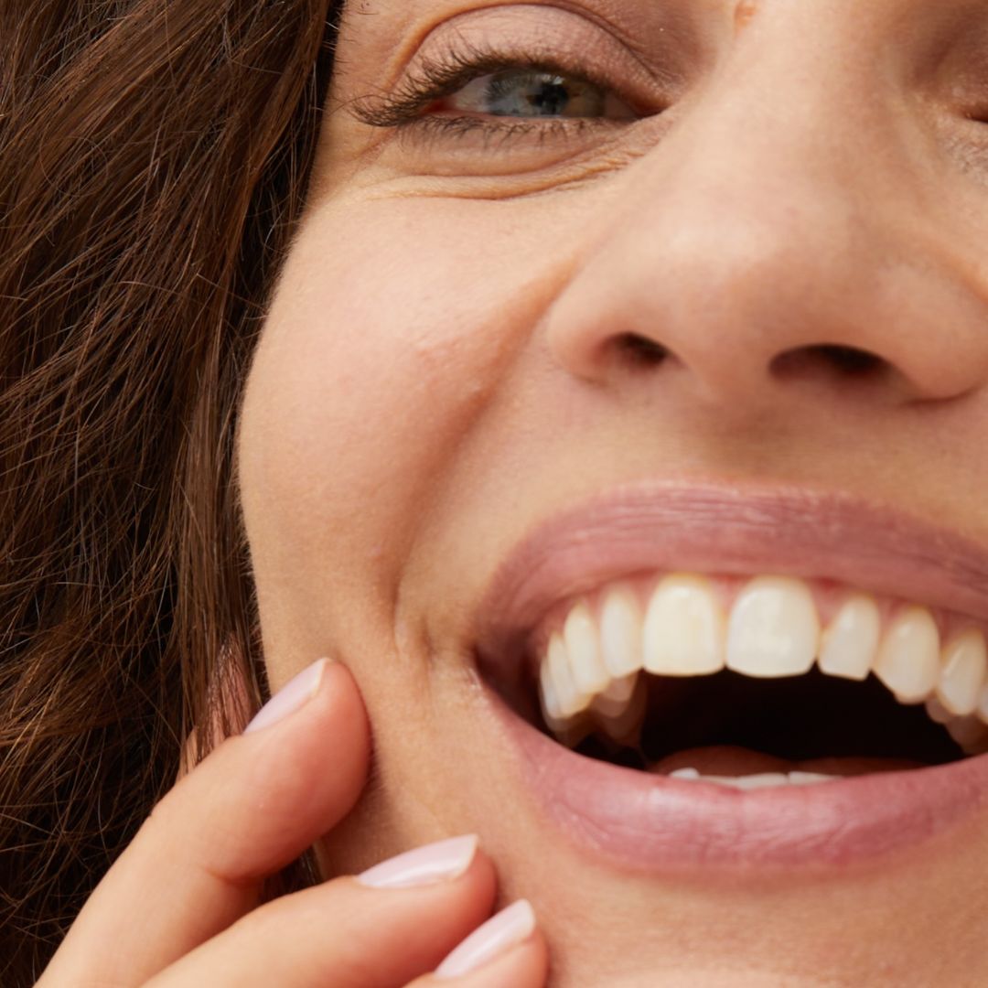 Close-up of a woman smiling