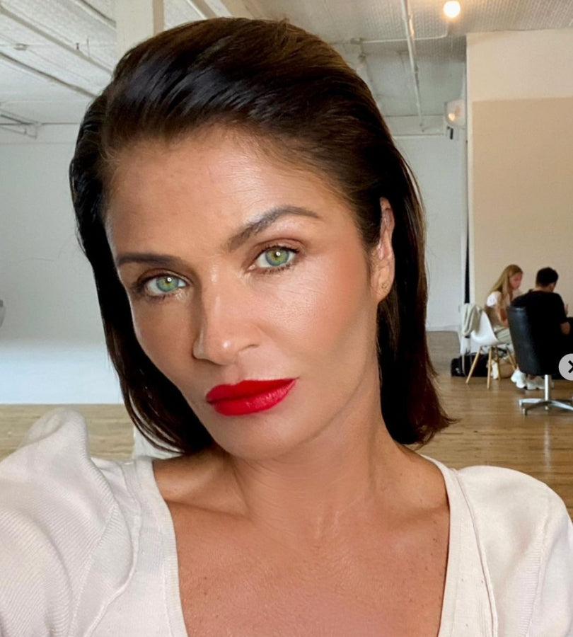 photo of Helena Christensen smiling 