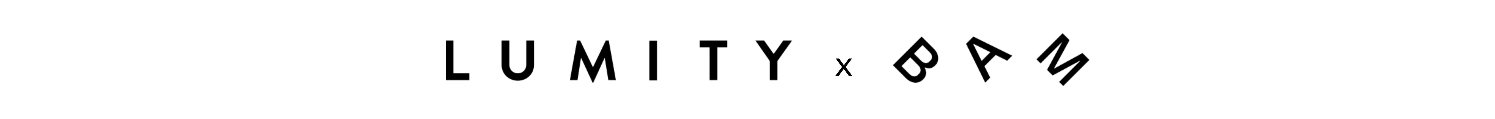 Lumity and BAM logos