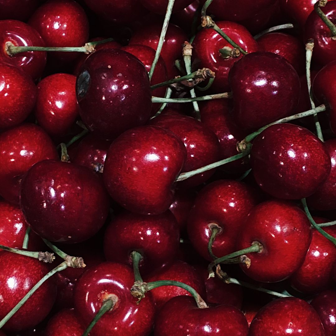 Image of red cherries