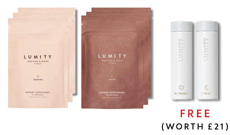 Morning & Night pouches with free Travel Cases
