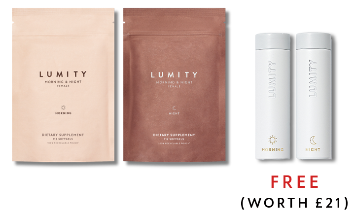 Morning & Night Pouches with Free Travel Cases