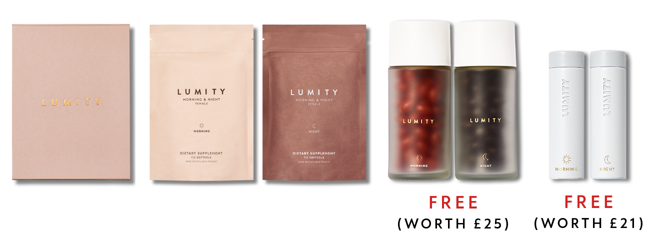 Morning & Night 4 week Starter Kit with free Travel Cases