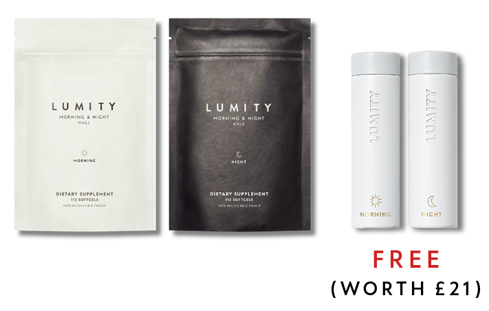 Morning & Night pouches with free Travel Cases