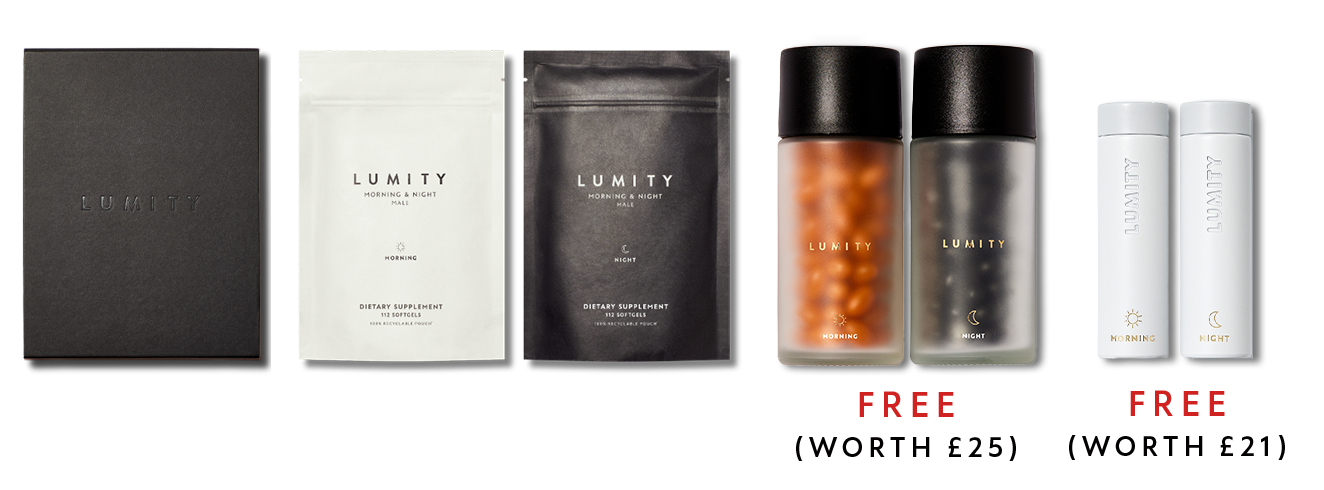 Morning & Night 4 week Starter Kit with free Travel Cases